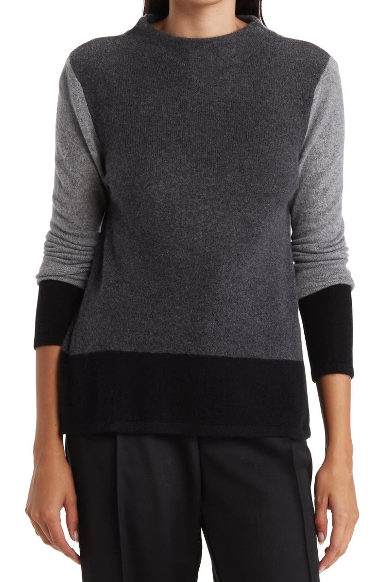 Griffen Colorblock Cashmere Sweater, Main, color,