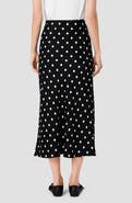 French Connection Ennis Polka Dot Satin Midi Skirt
