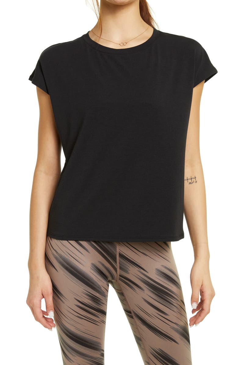 Zella Hana Studio T-Shirt, Main, color, 