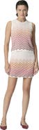 Missoni Chevron Dégradé Cotton And Viscose Mini Skirt