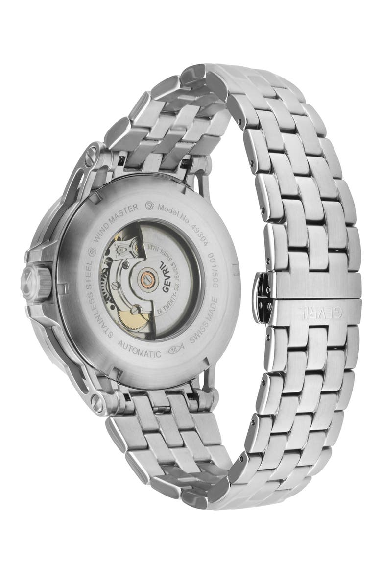 Wind Master Automatic Bracelet Watch, 44mm, Alternate, color, SILVER