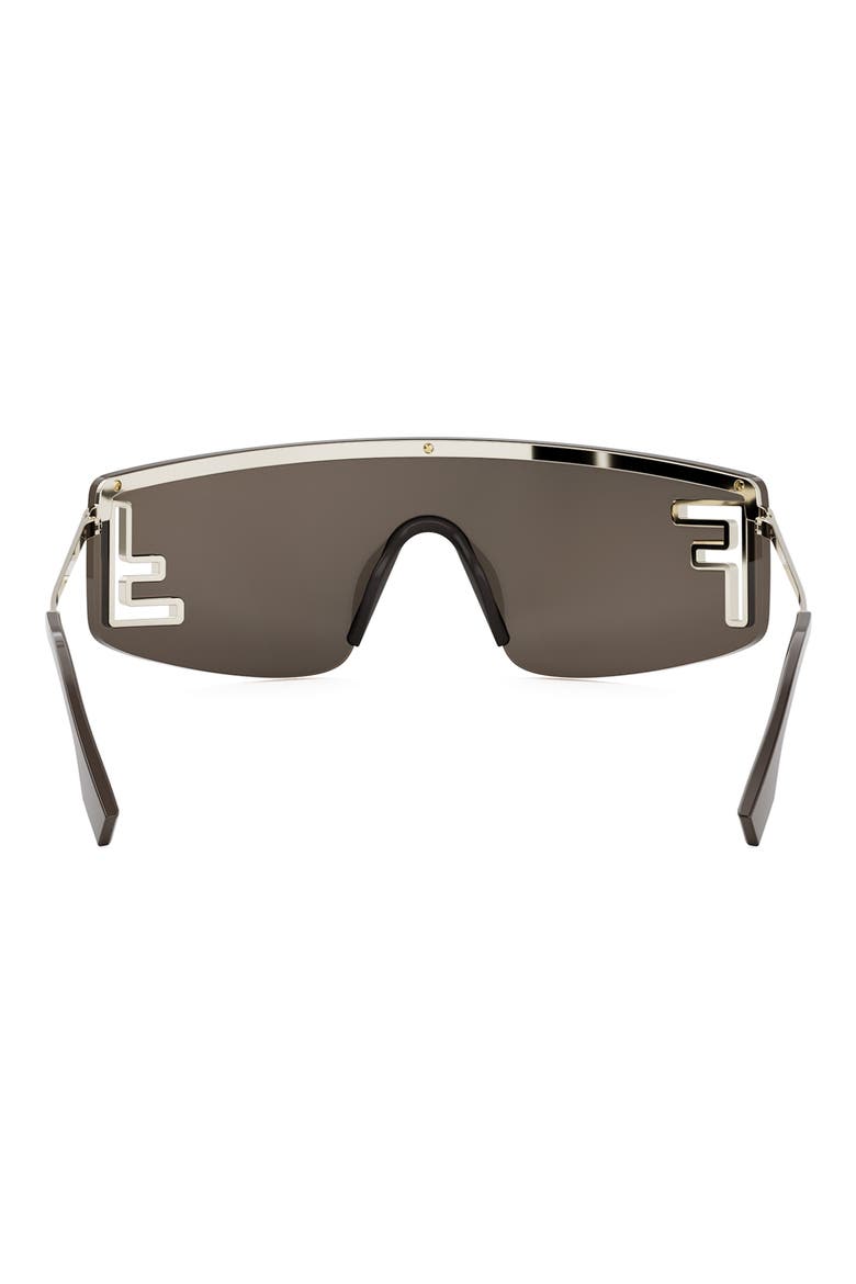 Sport Rectangular Sunglasses, Alternate, color, GOLD / BROWN MIRROR