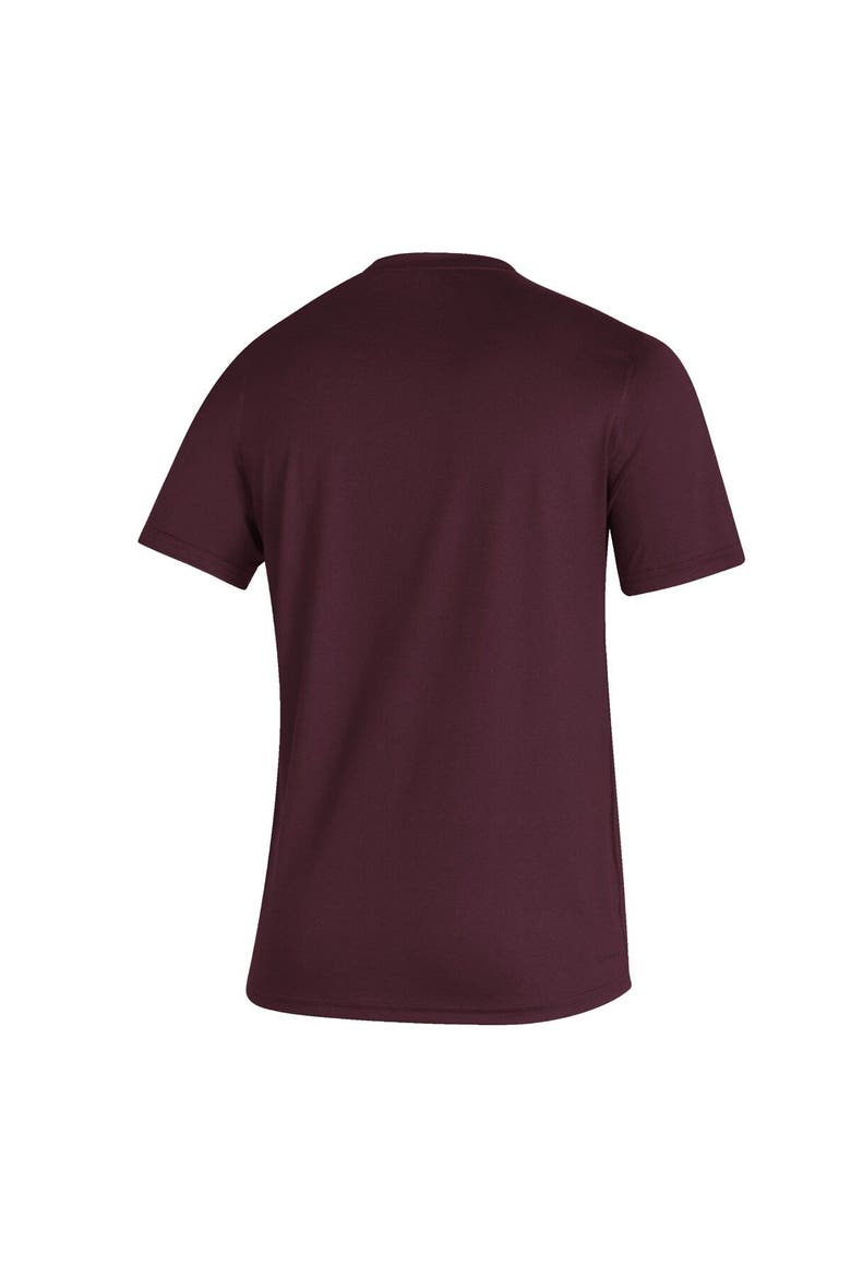 Men's adidas Maroon Texas A&M Aggies Sideline Football Locker Practice Creator AEROREADY T-Shirt, Alternate, color, Maroon
