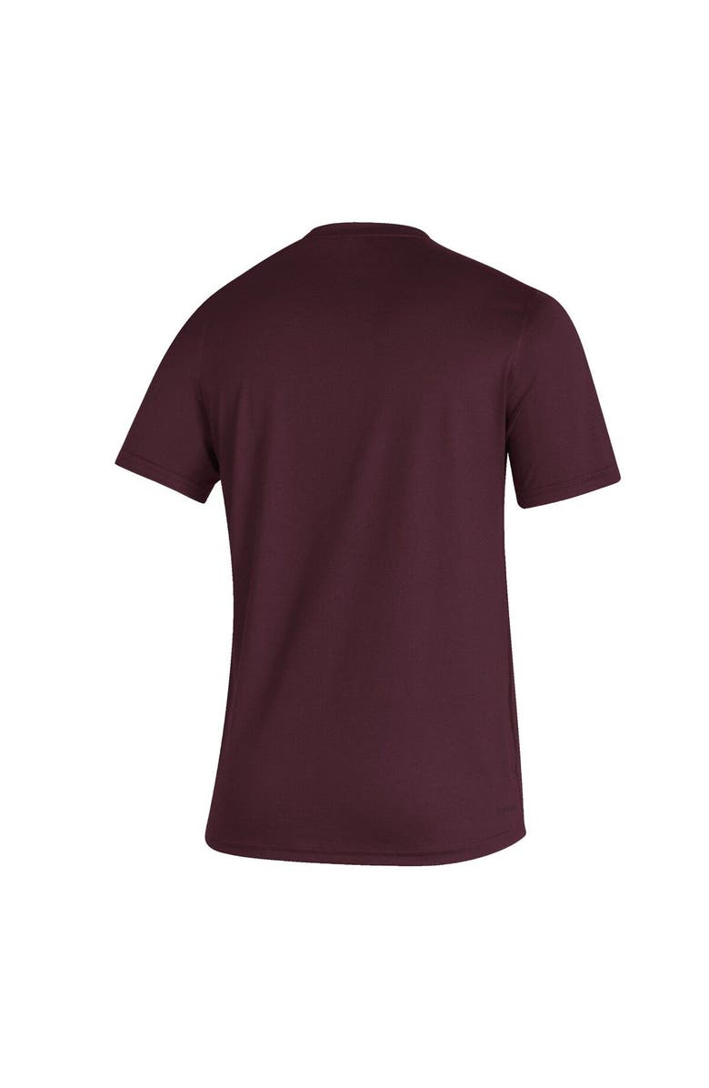 adidas Men's adidas Maroon Texas A&M Aggies Sideline Football Locker Practice Creator AEROREADY T-Shirt, Alternate, color,