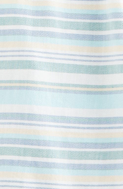Tucker + Tate Kids' Stripe Cotton Twill Drawstring Shorts In White Amalfi Stripe
