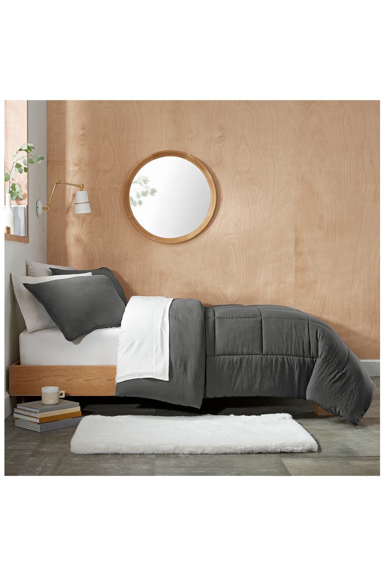 Devon Comforter & Sham Set, Alternate, color, CHARCOAL