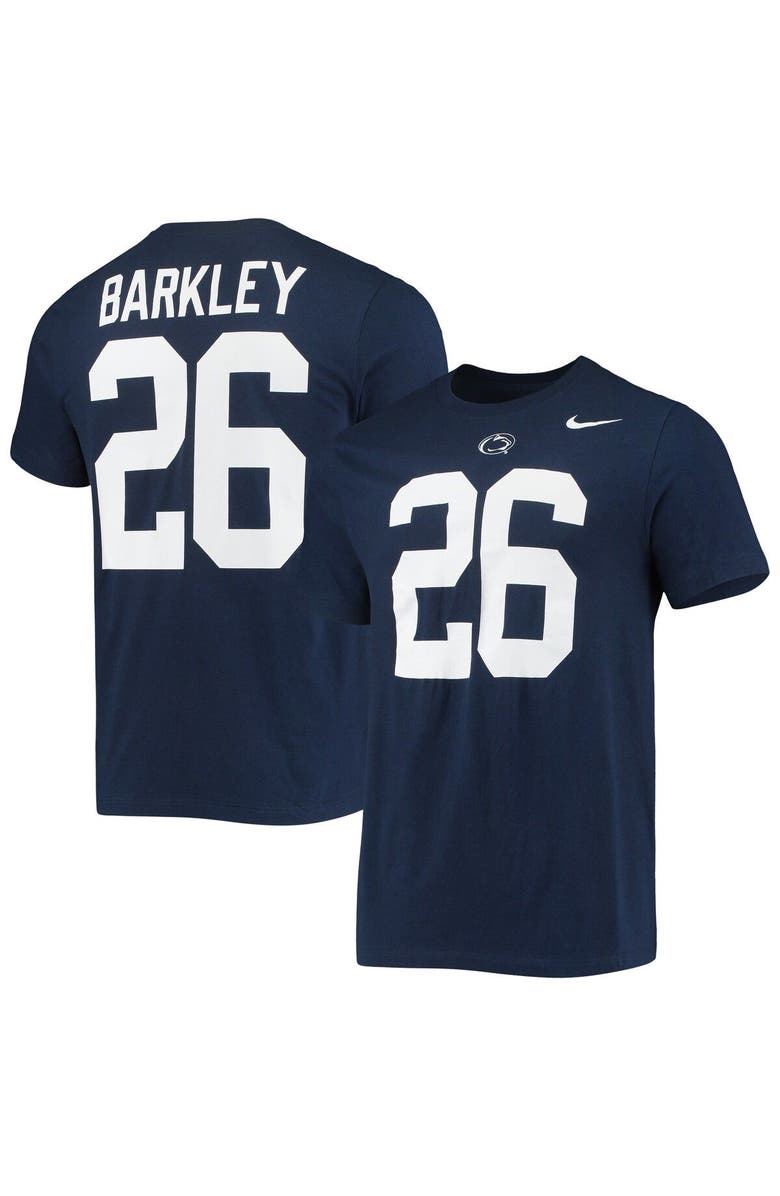 Nike Men's Nike Saquon Barkley Navy Penn State Nittany Lions Alumni Name & Number T-Shirt, Main, color, 