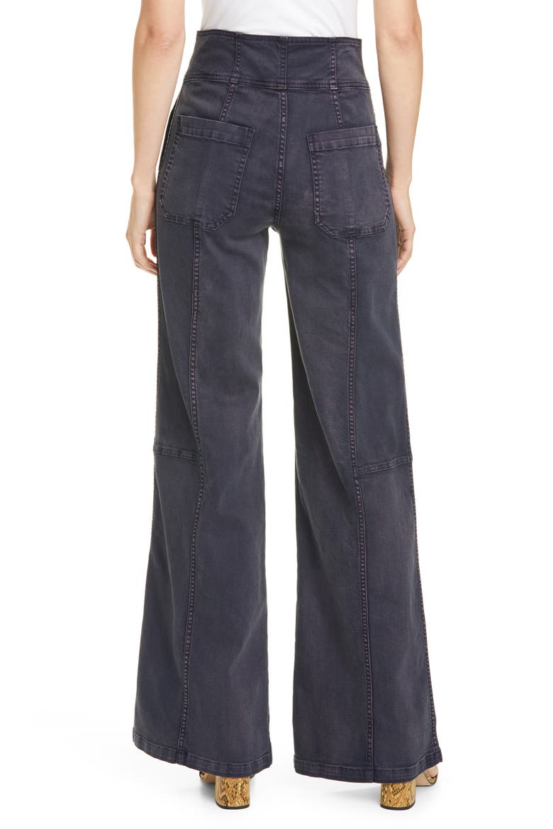 Greer Wide Leg Jeans, Alternate, color, CHARCOAL