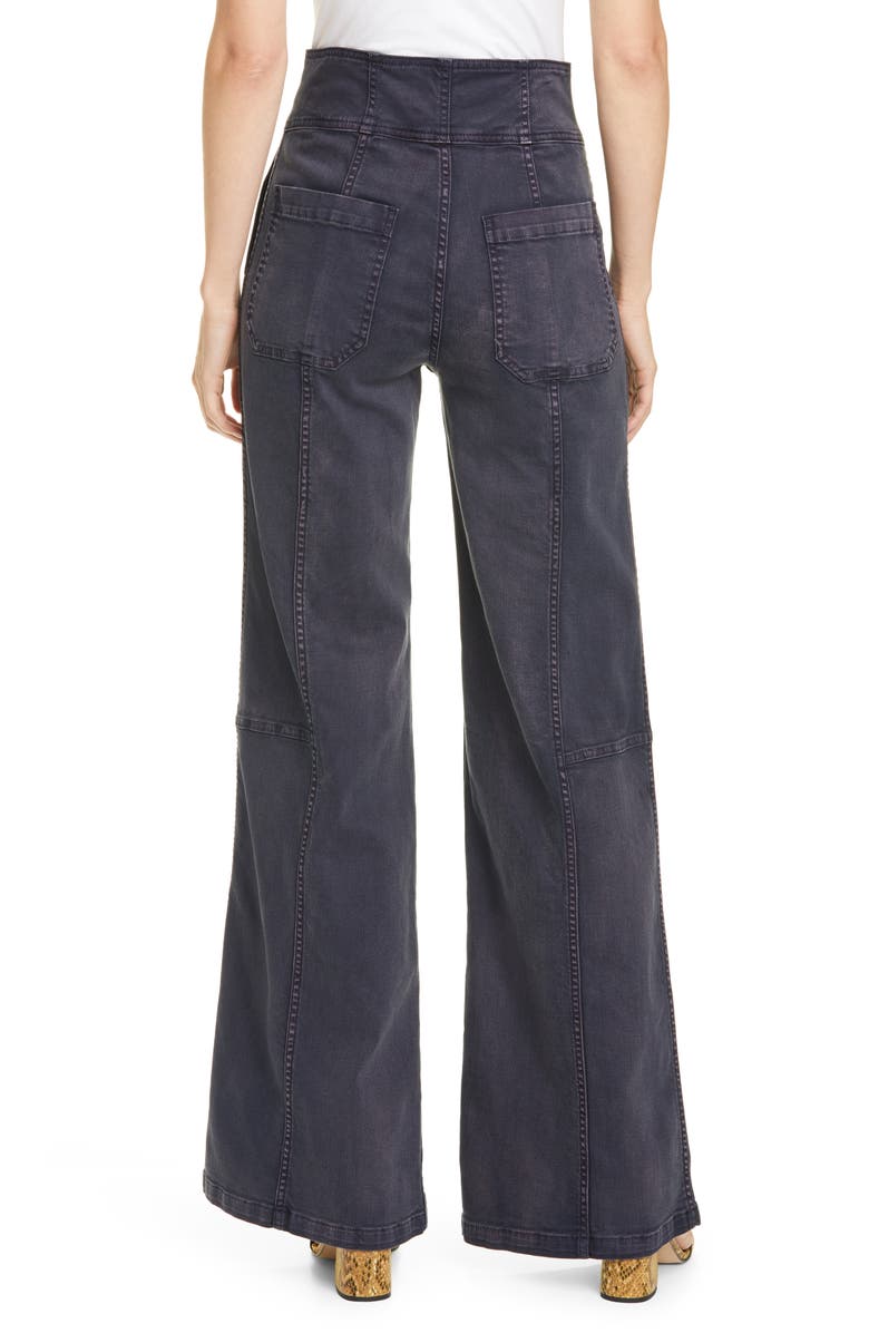 Ulla Johnson Greer Wide Leg Jeans, Alternate, color,