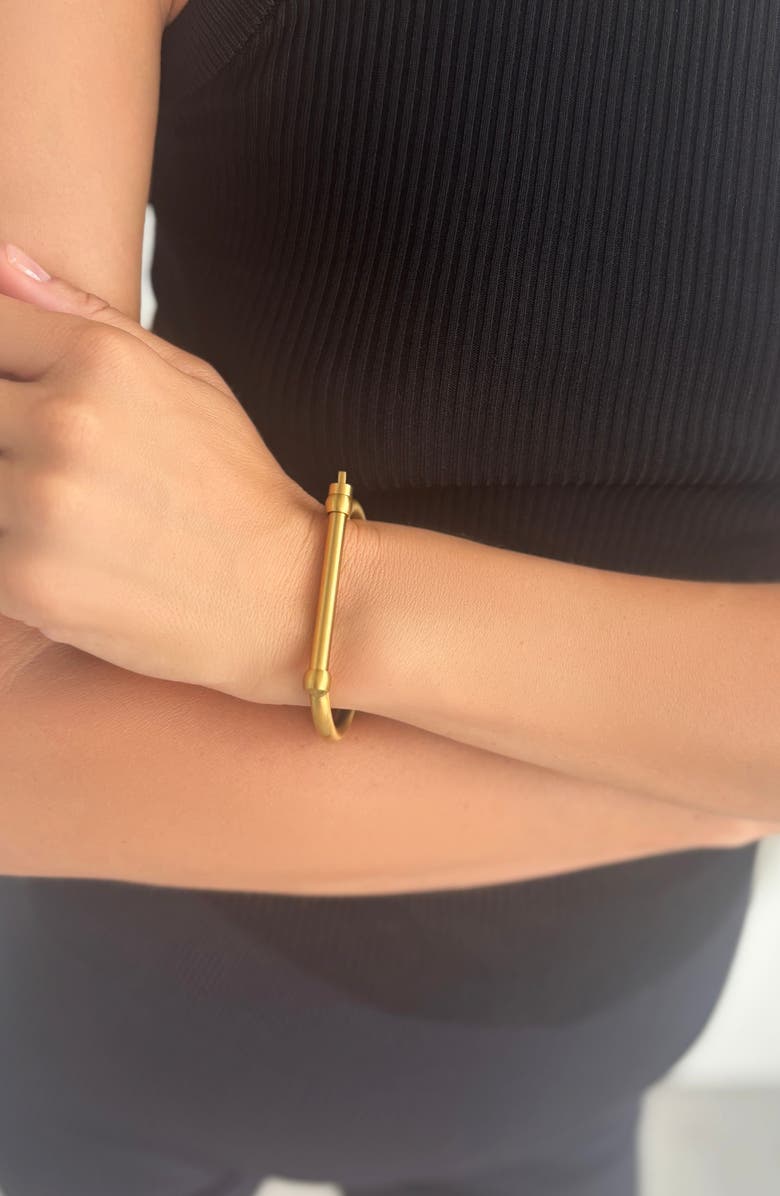 st. Moran Water Resistant Bangle Bracelet, Alternate, color, Gold