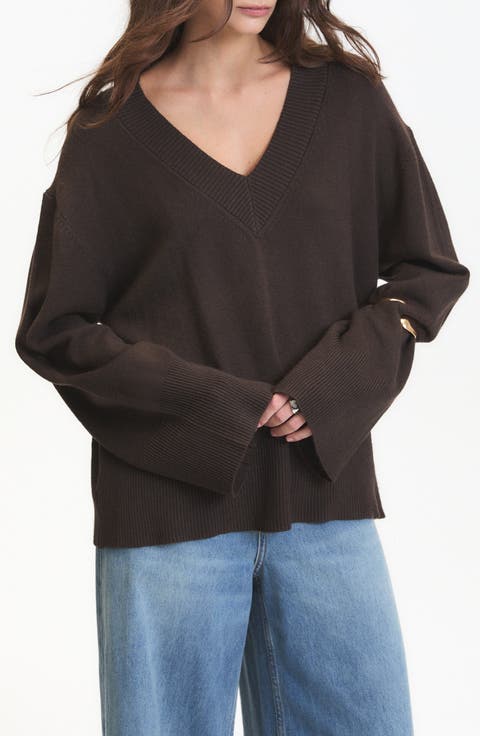 Ascclepias V-Neck Sweater