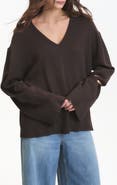 DELUC Ascclepias V-Neck Sweater