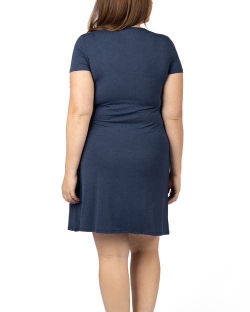 Kindred Bravely Women's Eleanora Plus Size Maternity & Nursing Lounge Dress