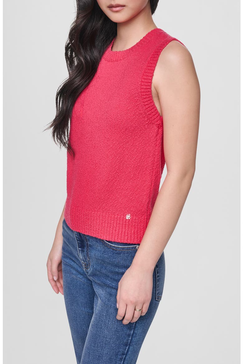 Sleeveless Sweater Tank, Alternate, color, PUNCH