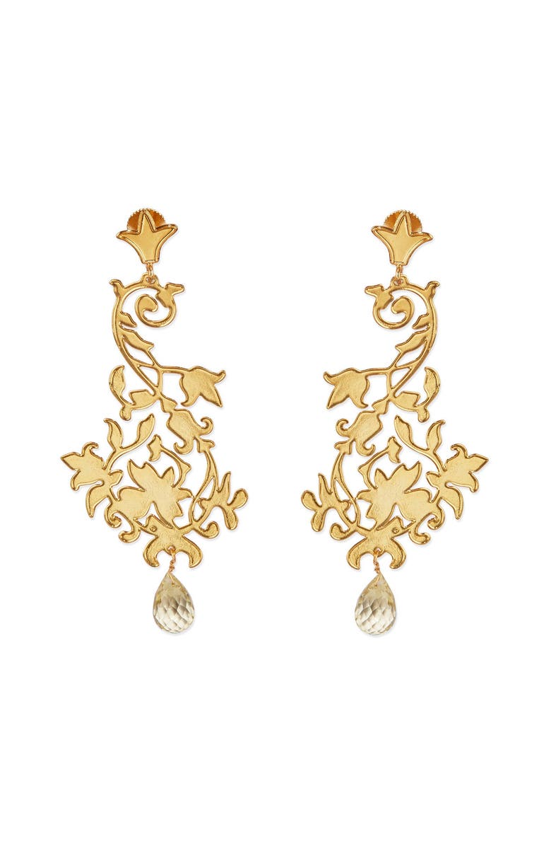 Dhwani Bansal MEHR CHANDELIERS, Main, color, Gold Plated