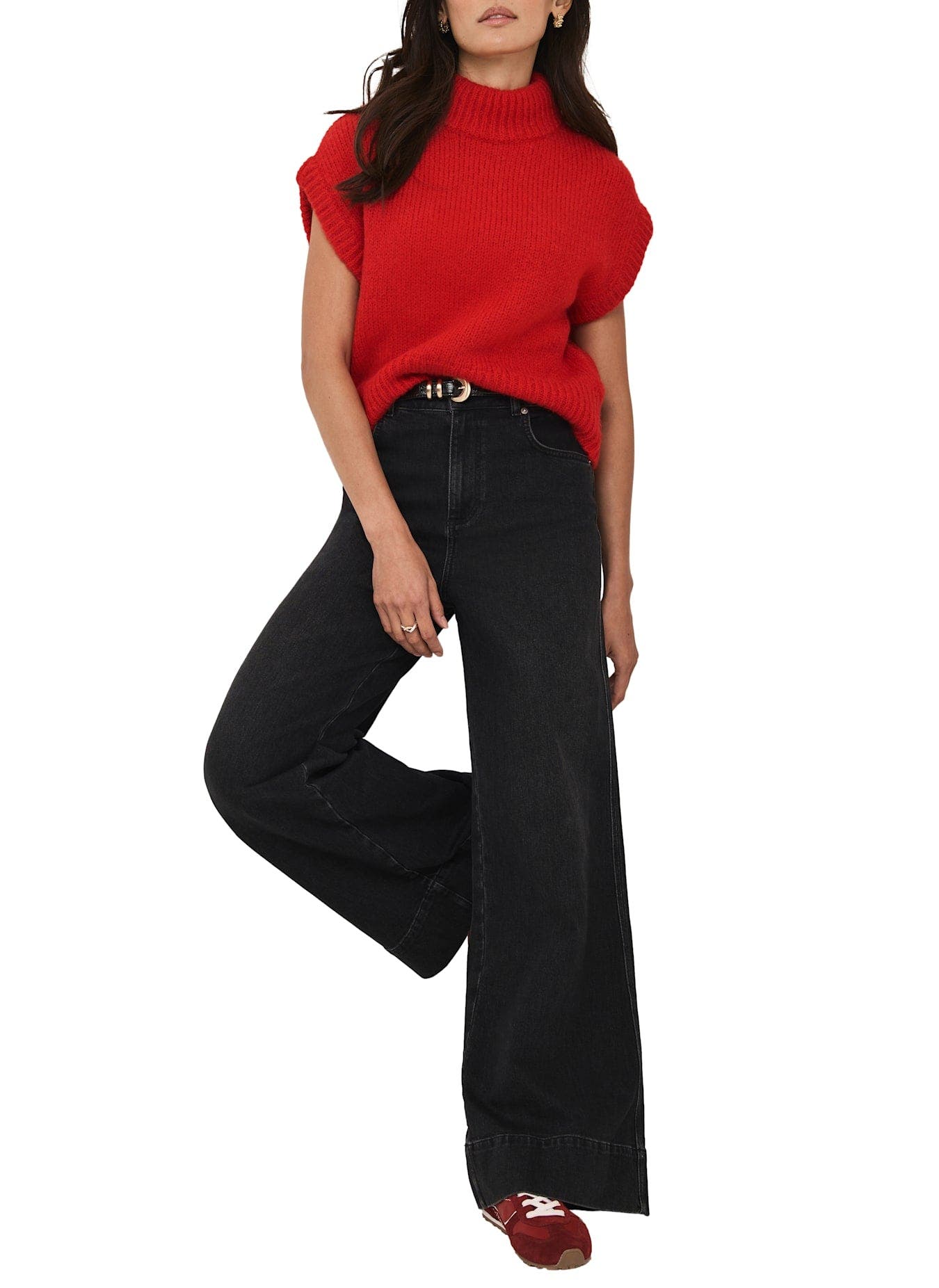 Wool Blend Knit Top - image 2