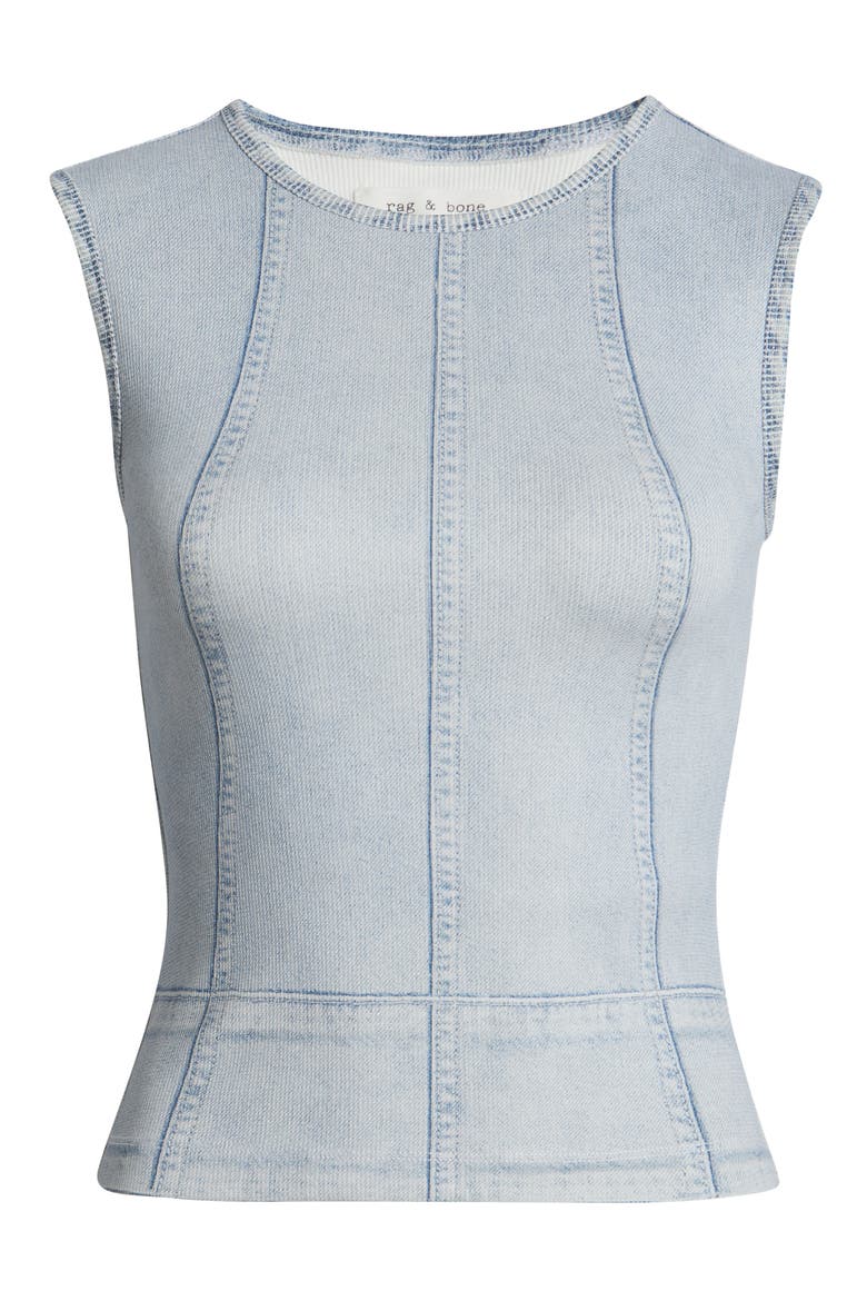 Miramar Stretch Cotton Rib Muscle Tank, Alternate, color, ALIAH