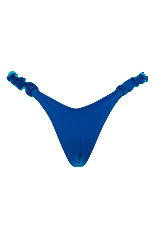 Agua Bendita Adele Atma Reversible Bikini Bottoms In Blue