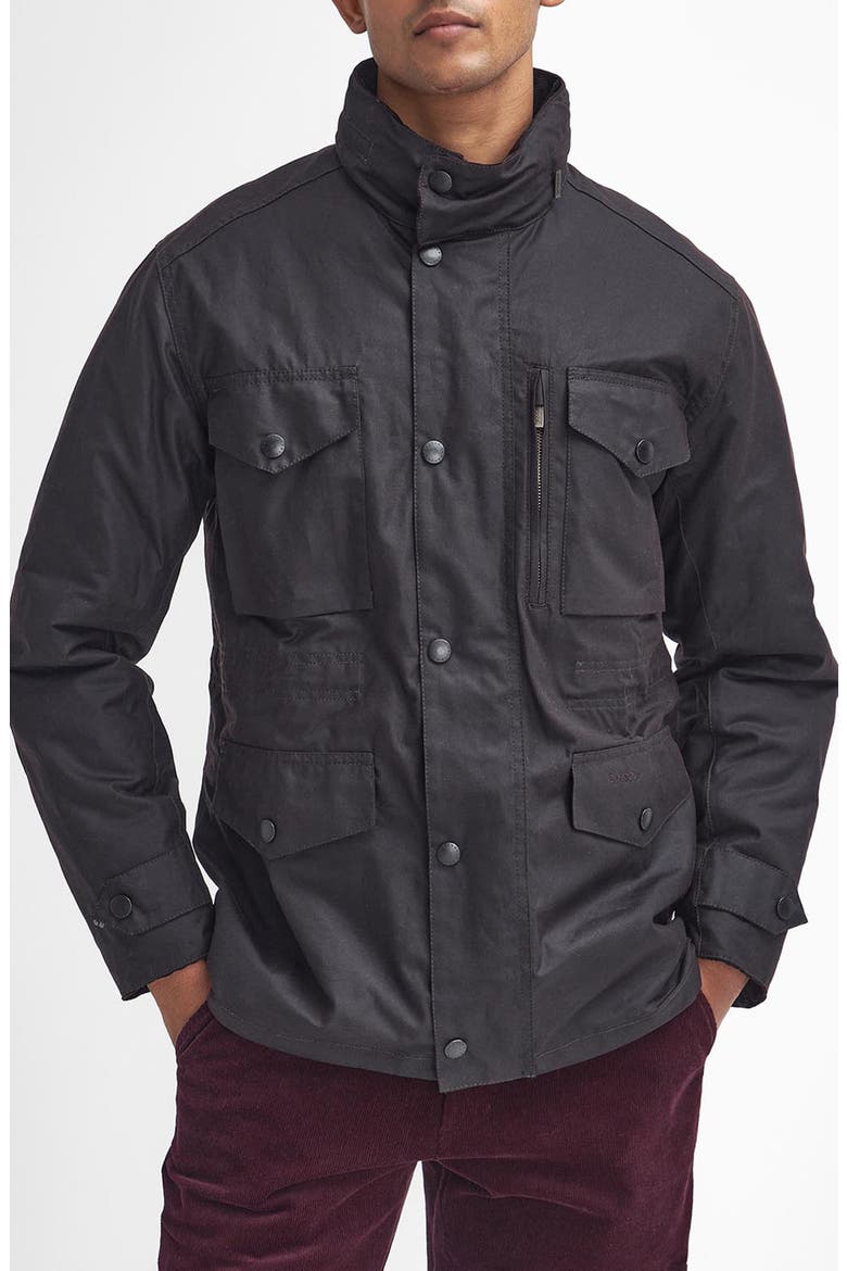 Sapper Regular Fit Weatherproof Waxed Cotton Jacket, Main, color, RUSTIC/CLASSIC