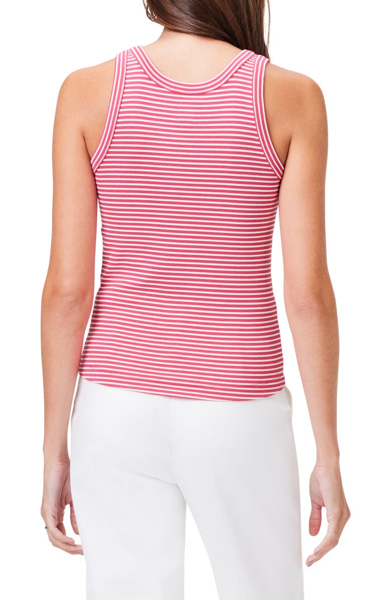 NIC+ZOE Stripe Rib Tank, Alternate, color, Red Multi
