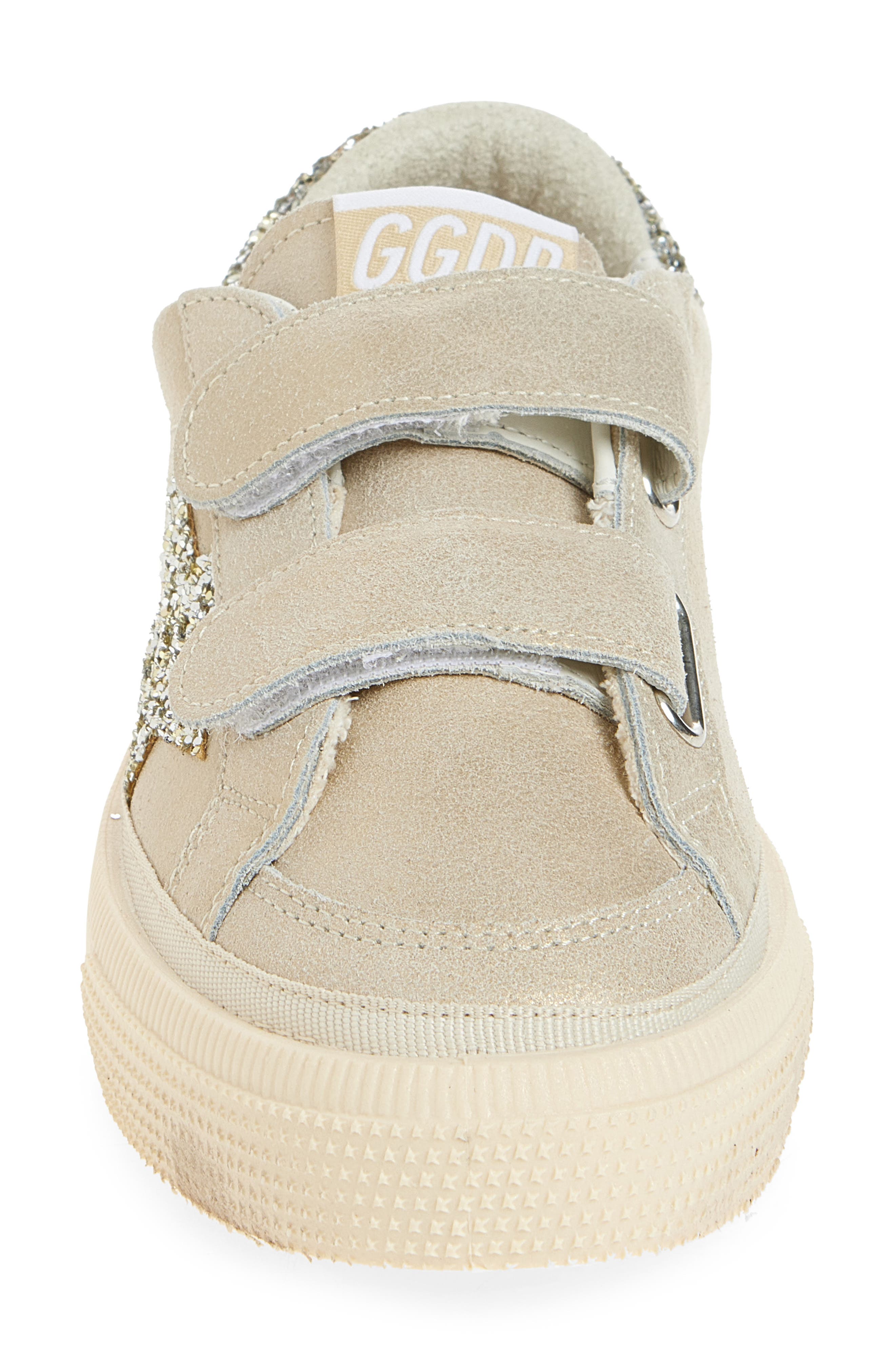 Golden Goose Kids' May School Sneaker, Alternate, color, Platinum
