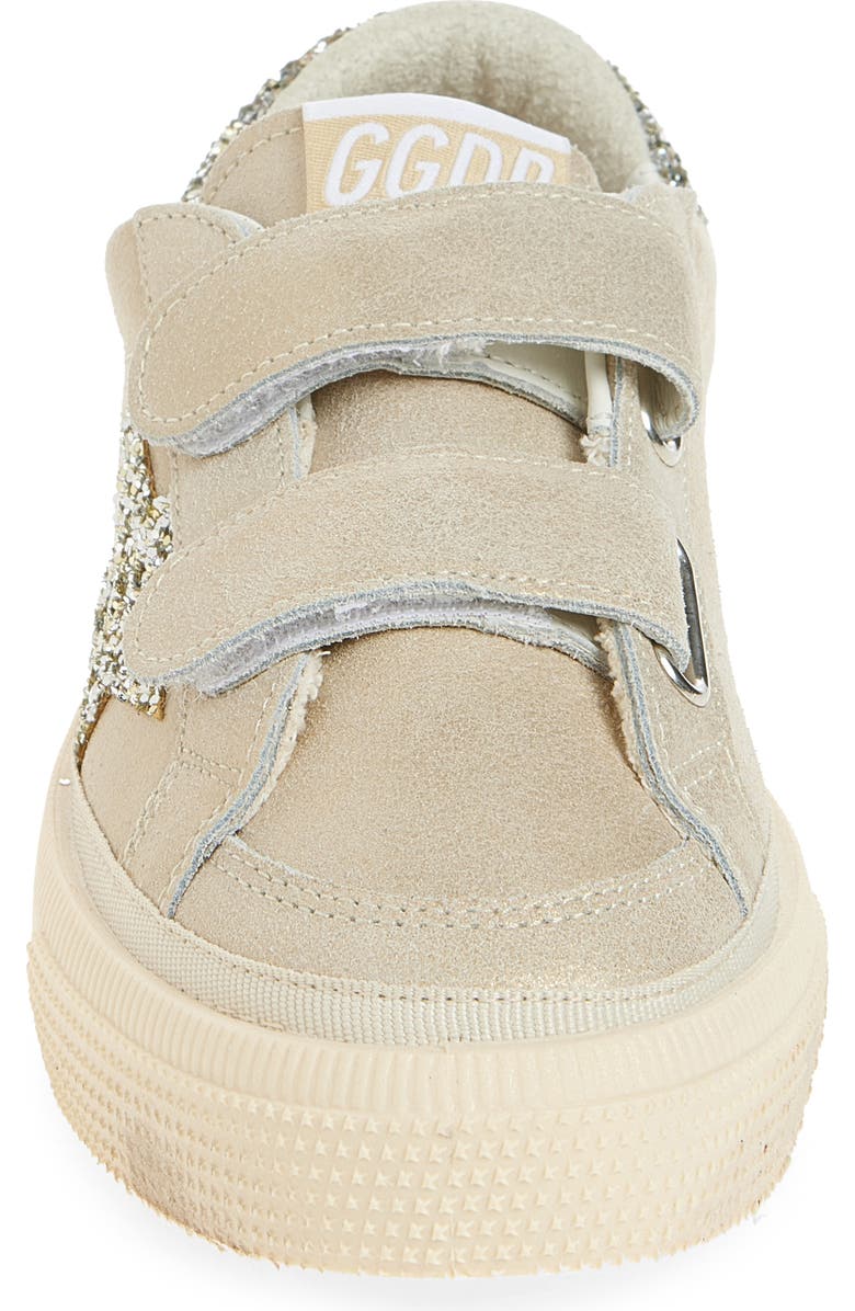 Golden Goose Kids' May School Sneaker, Alternate, color, Platinum