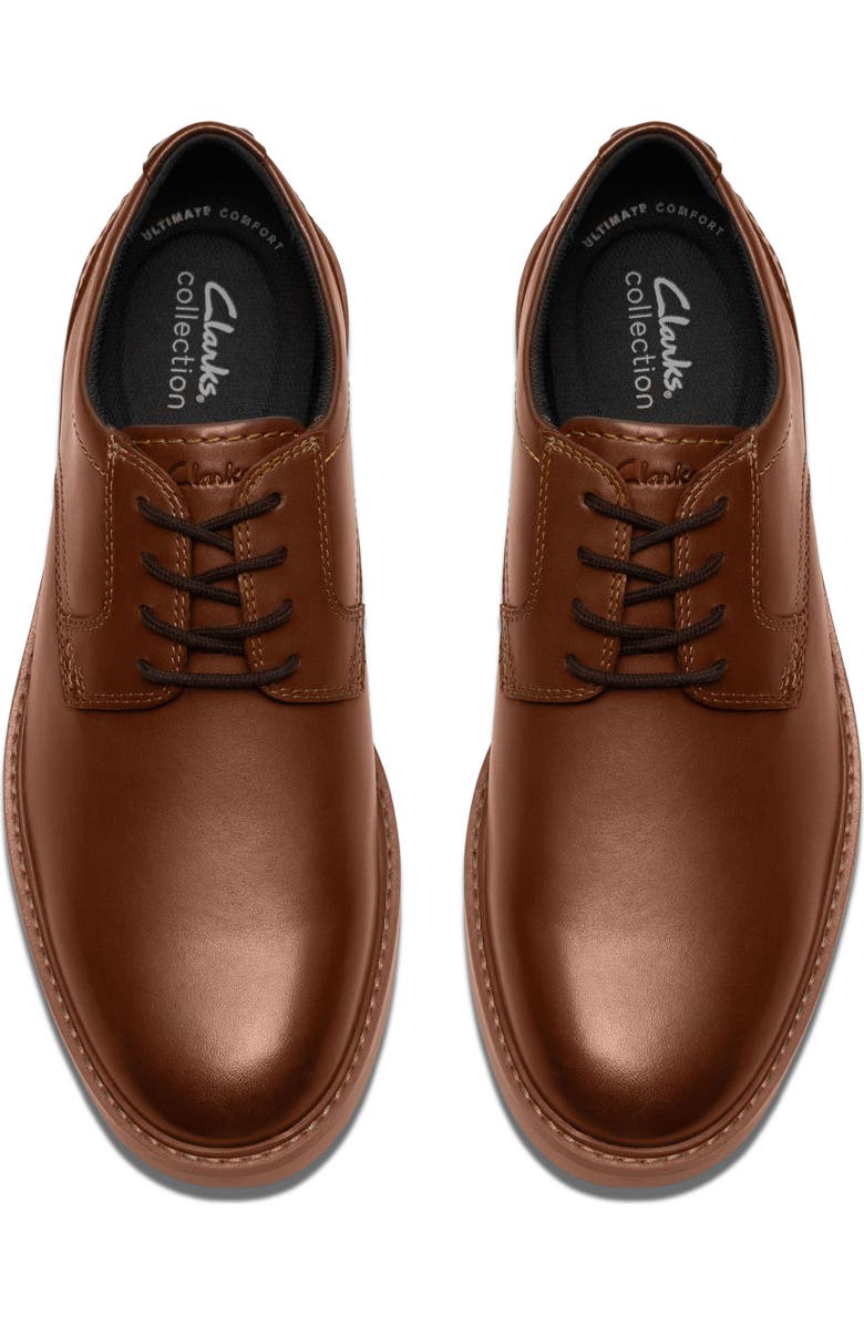Clarks<sup>®</sup> Radcliff Plain Toe Derby, Alternate, color, Tan Leather