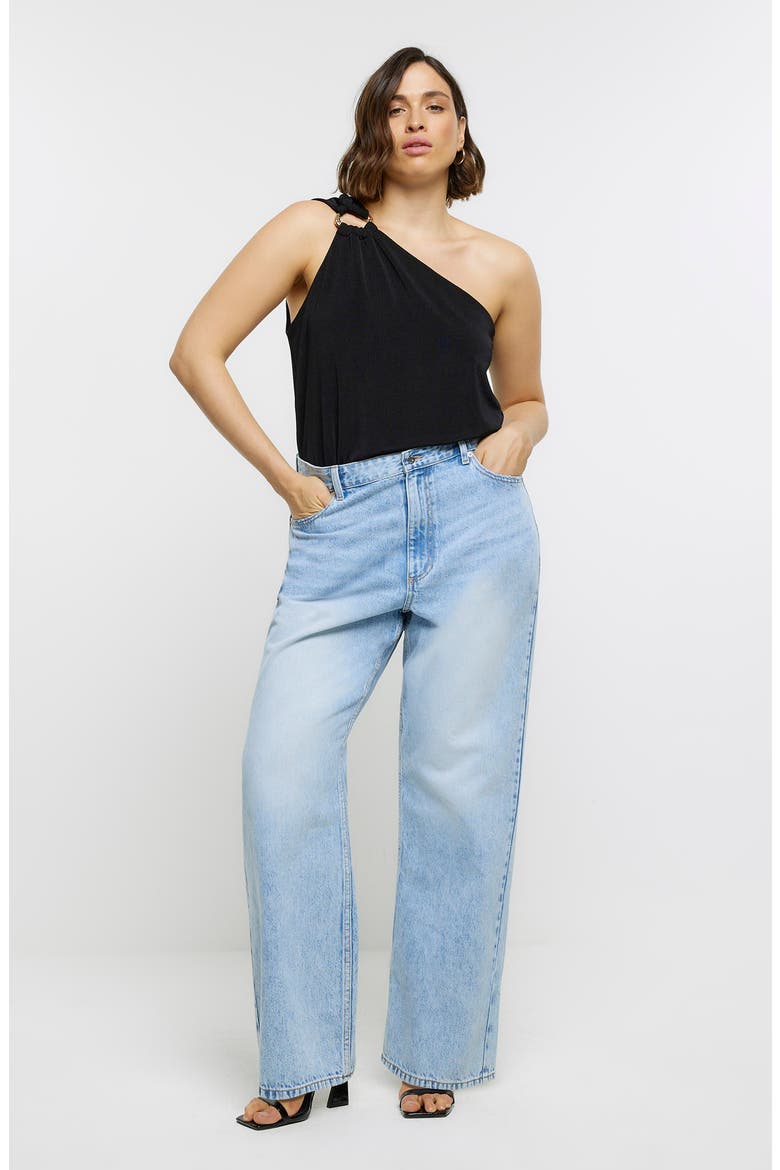 '90s Straight Leg Jeans, Alternate, color, DENIM