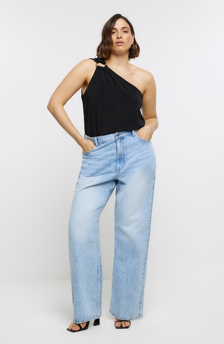 River Island '90s Straight Leg Jeans, Alternate, color,