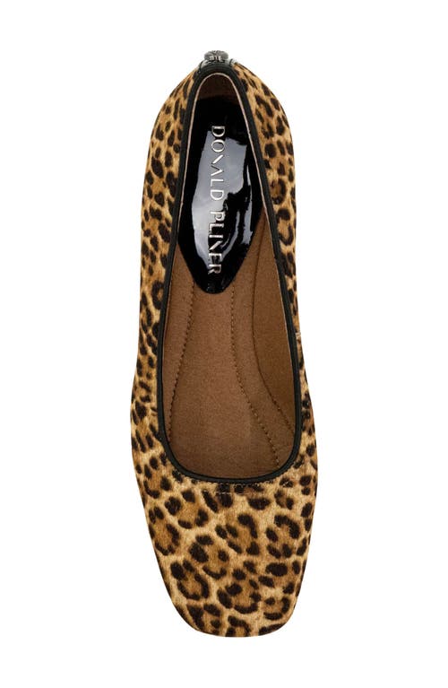 Donald Pliner Women Dreww Black Natural Leopard Dress In Multi