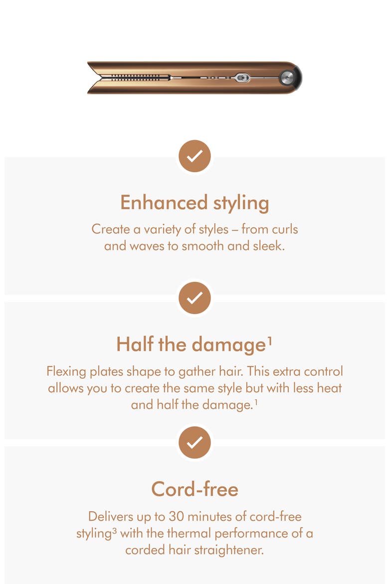 Corrale™ Styler Straightener, Alternate, color, COPPER