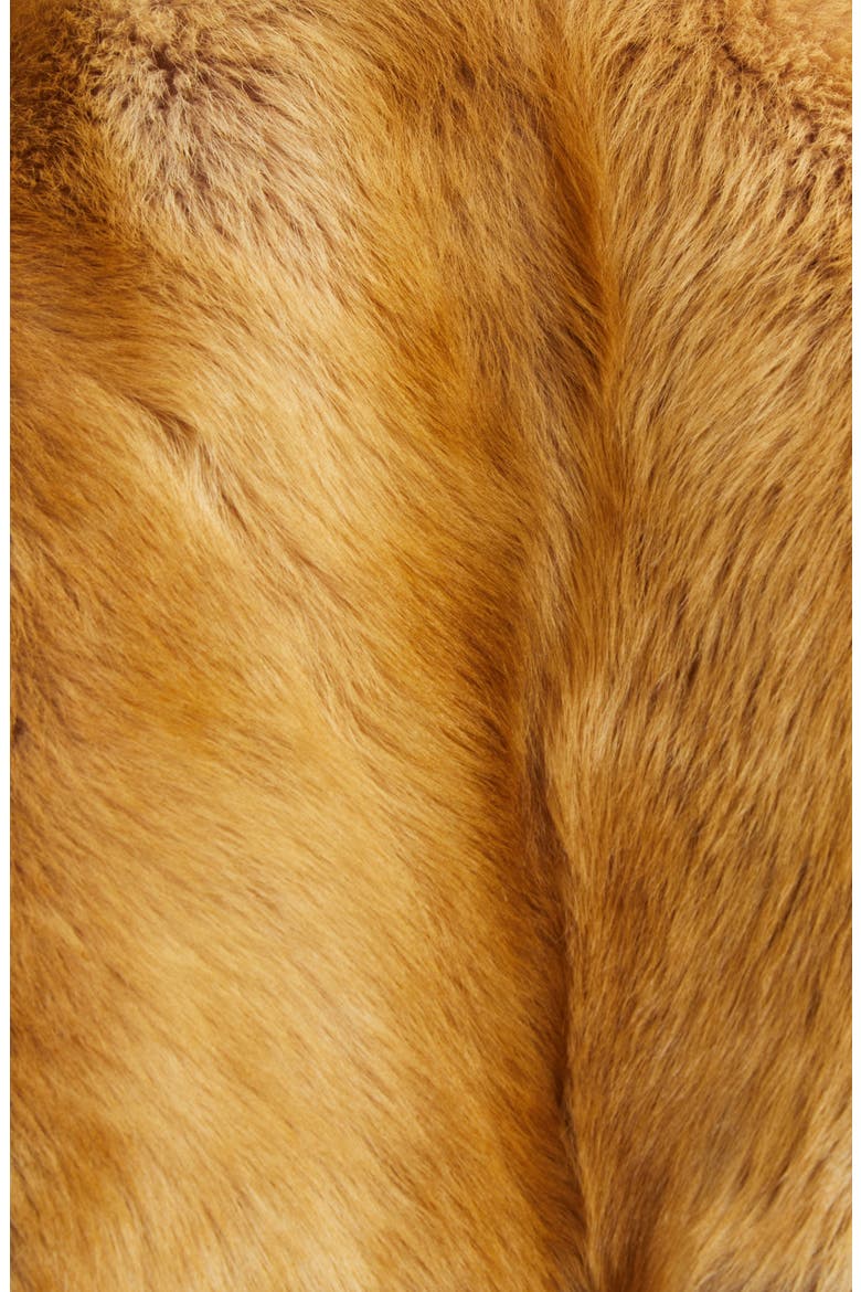 Genuine Shearling Bolero, Alternate, color, GOLD FOX