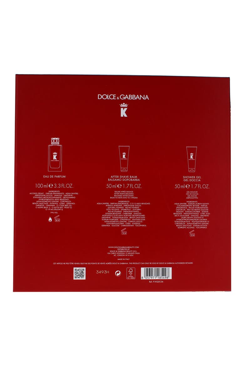 K by Dolce&Gabbana Eau de Parfum Trio Set, Alternate, color, NO COLOR