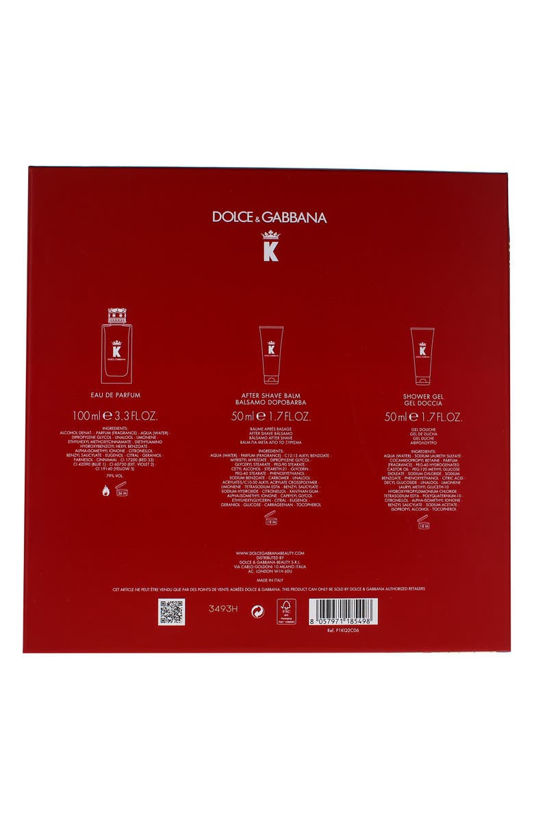 Dolce&Gabbana K by Dolce&Gabbana Eau de Parfum Trio Set, Alternate, color,