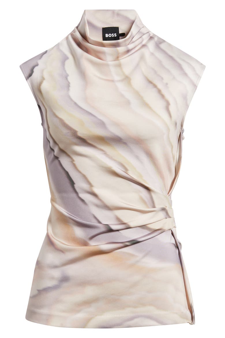 Erocis Print Sleeveless Top, Alternate, color, LAVENDER TIDE PRINT