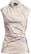 BOSS Erocis Print Sleeveless Top