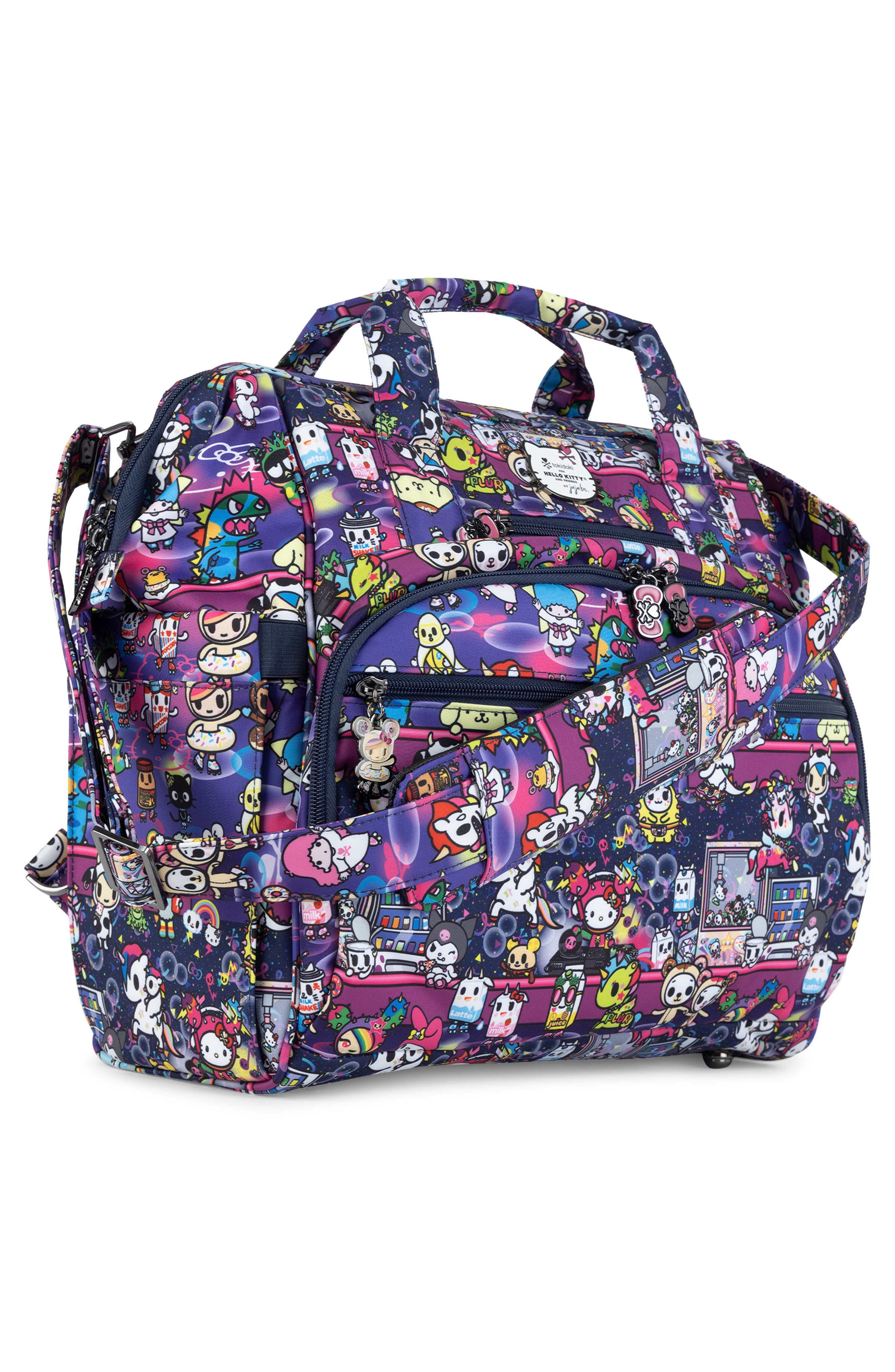 JuJuBe x tokidoki x Hello Kitty Dr. BFF Convertible Diaper Bag, Alternate, color, 