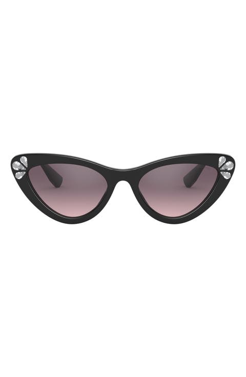 55mm Butterfly Cat Eye Sunglasses