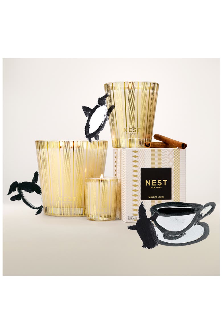 Winter Chai Classic Candle, Alternate, color, NO COLOR