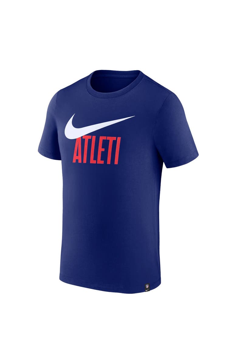 Nike Men's Nike Navy Atletico de Madrid Swoosh T-Shirt, Alternate, color, 