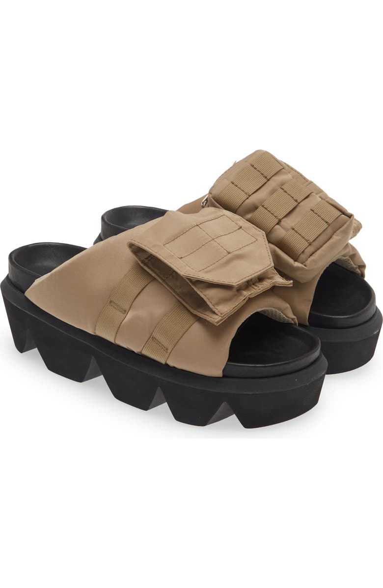 Sacai Pockets Slide Sandal, Main, color,