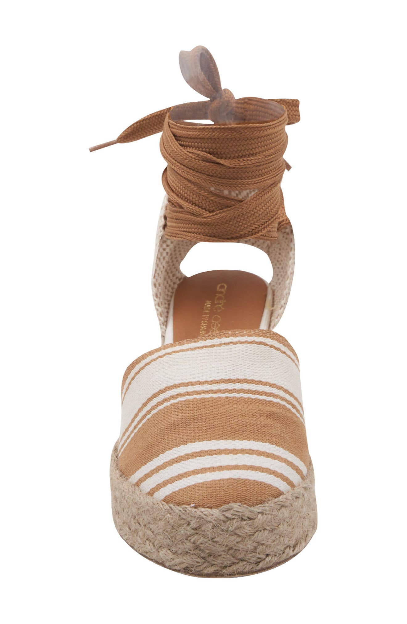 Payton Espadrille Wedge, Alternate, color, CAMEL MULTI