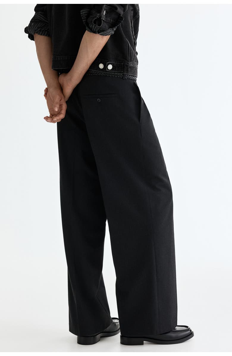 H&M Loose Fit Tailored Trousers, Alternate, color, 
