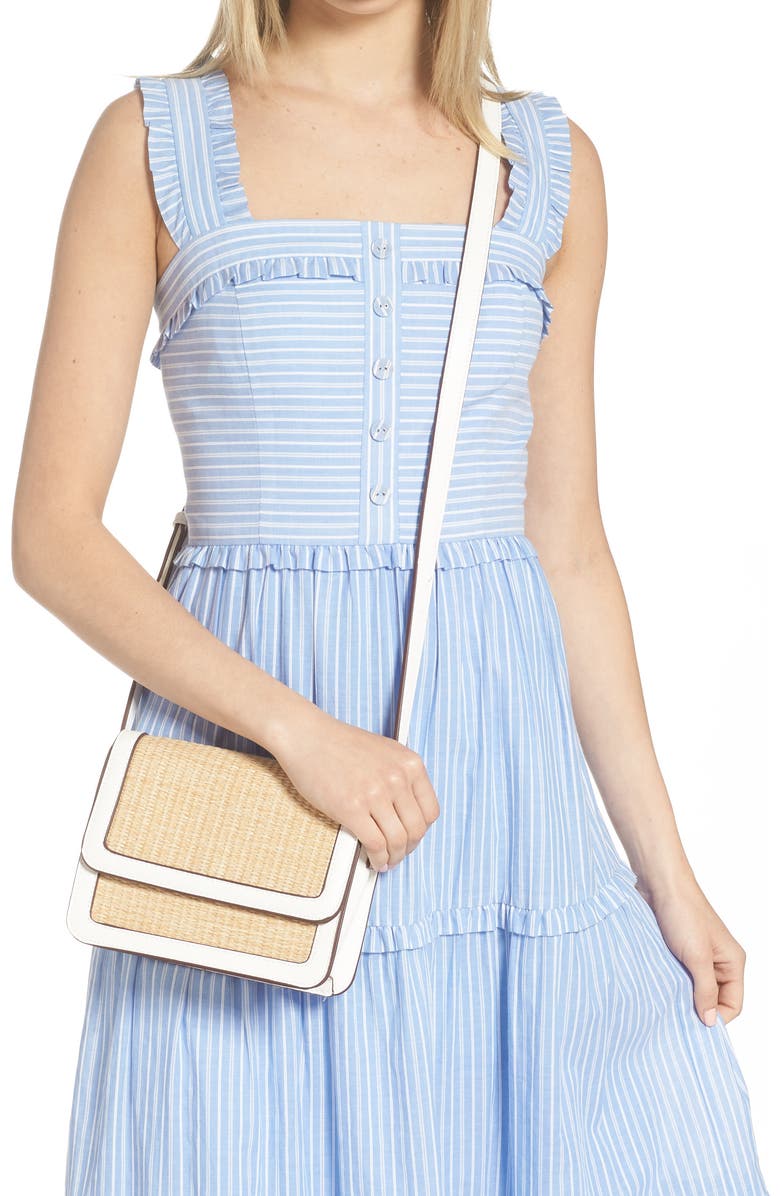 Nordstrom Skye Straw Crossbody Bag, Alternate, color,