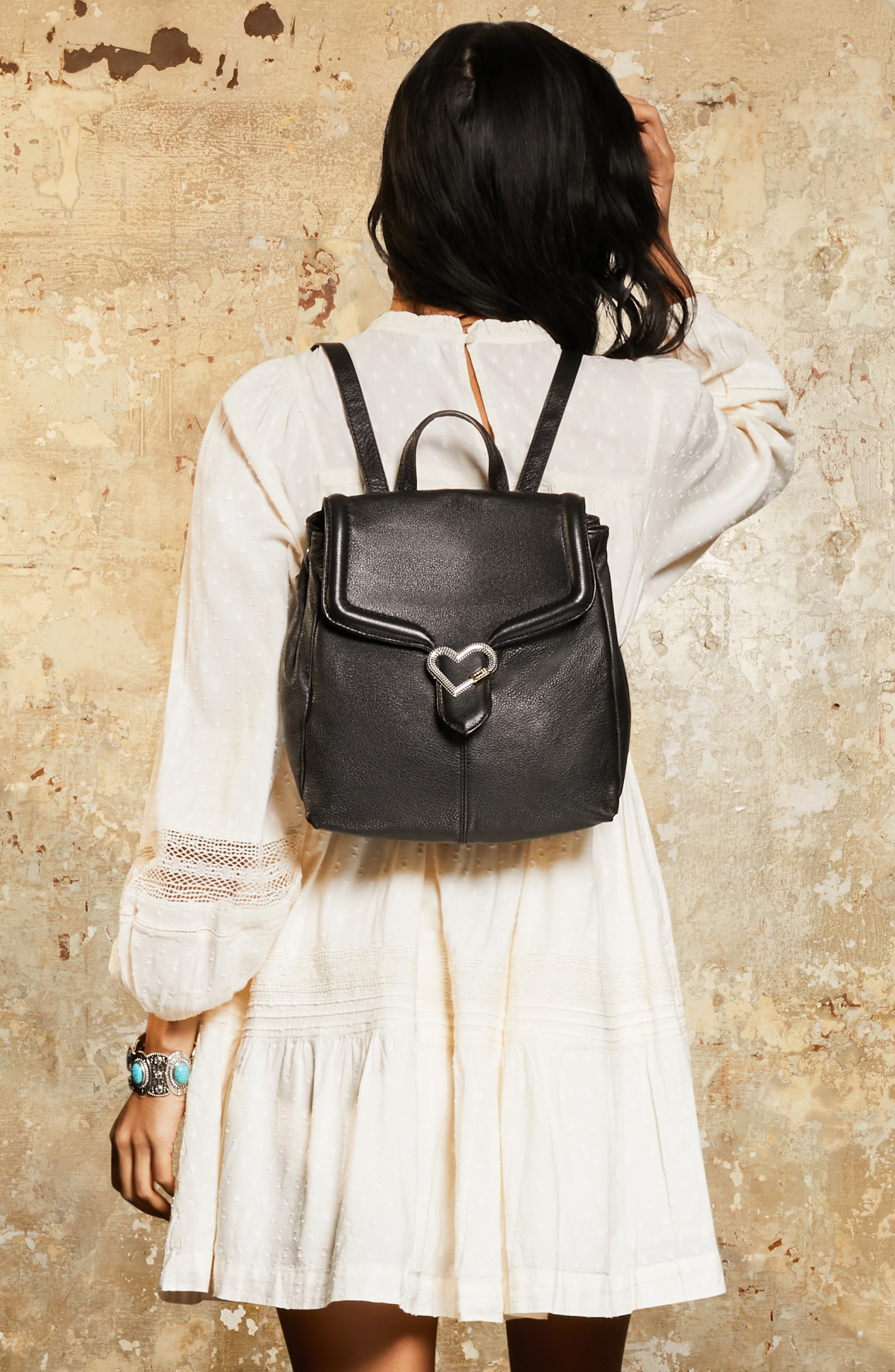 Aimee Kestenberg Lovers Lane Leather Convertible Backpack, Alternate, color, 