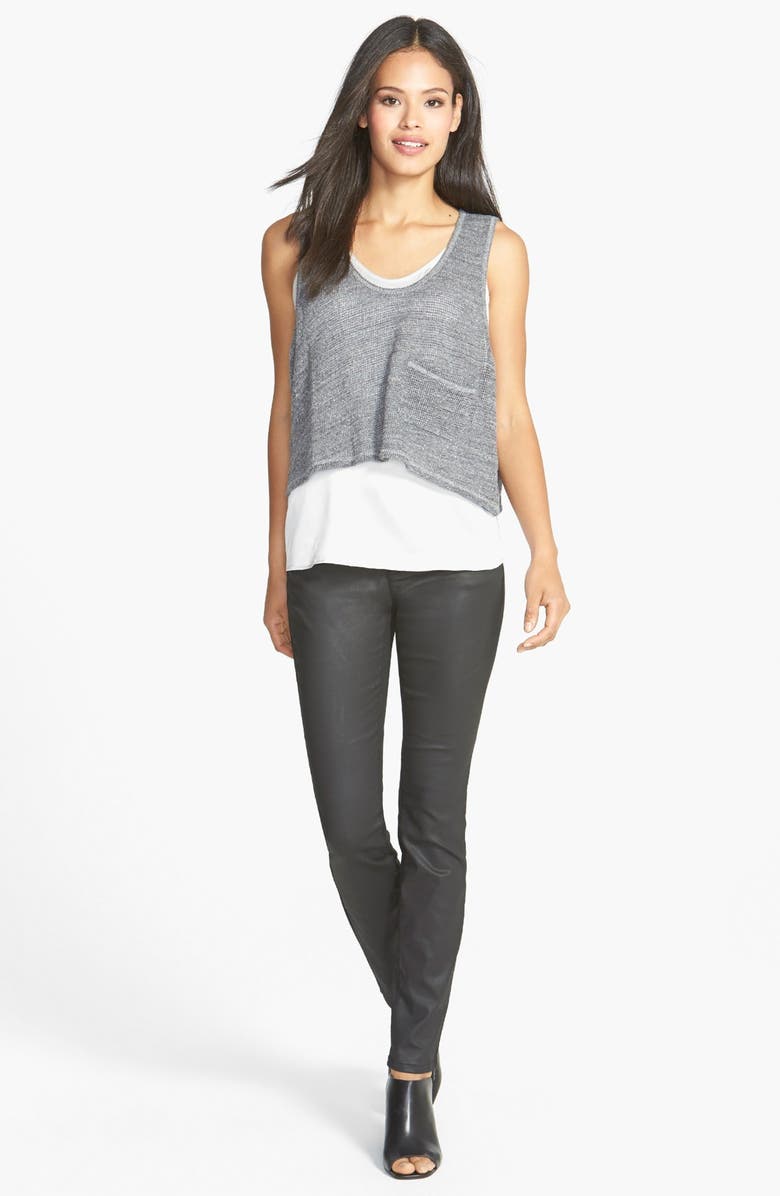 Eileen Fisher Organic Cotton Blend Skinny Jeans, Alternate, color, 