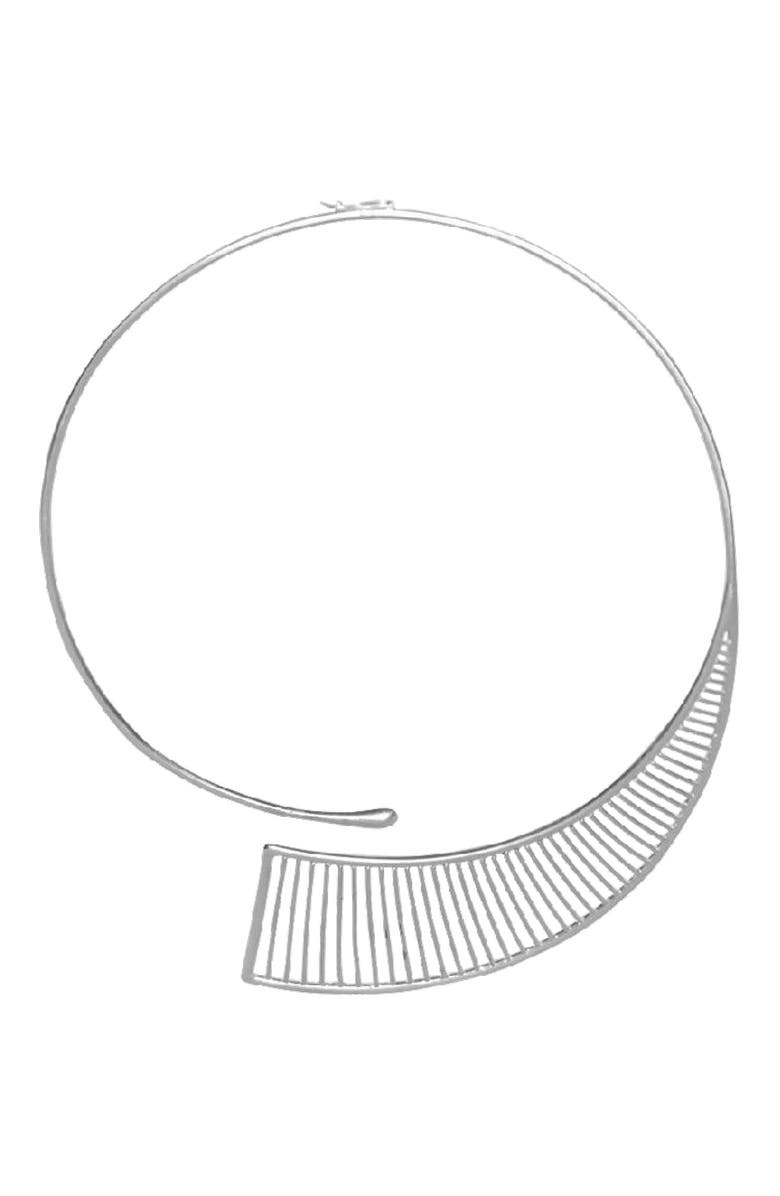 Dotto Objects Amoha Necklace, Main, color, Silver