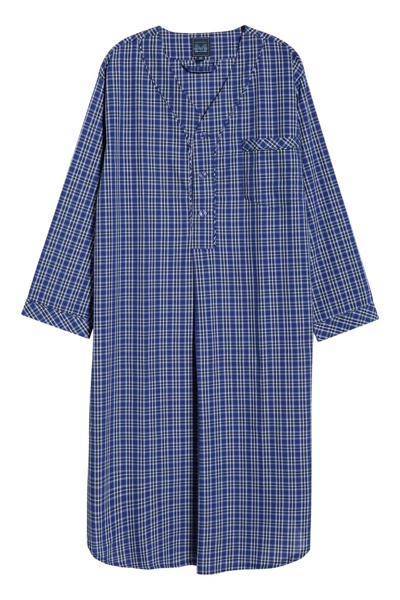 Sunset Blues Cotton Blend Nightshirt, Alternate, color, COBALT