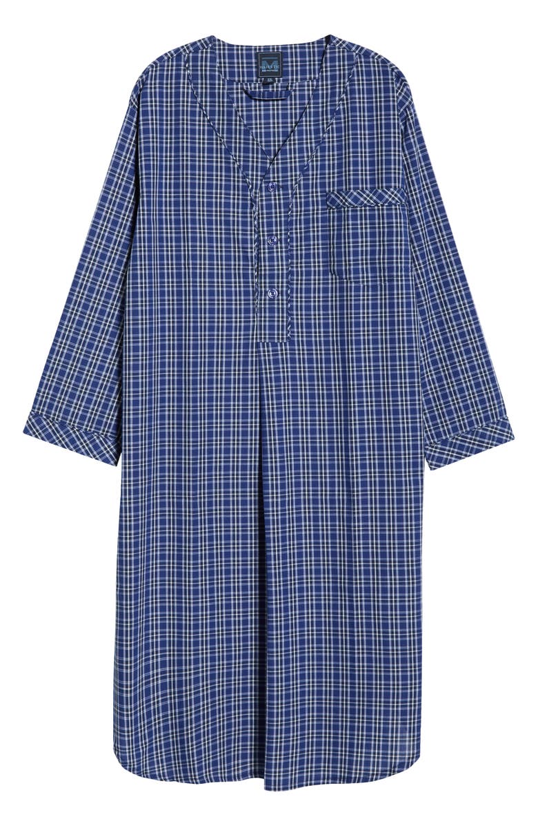 Majestic International Sunset Blues Cotton Blend Nightshirt, Alternate, color, Cobalt