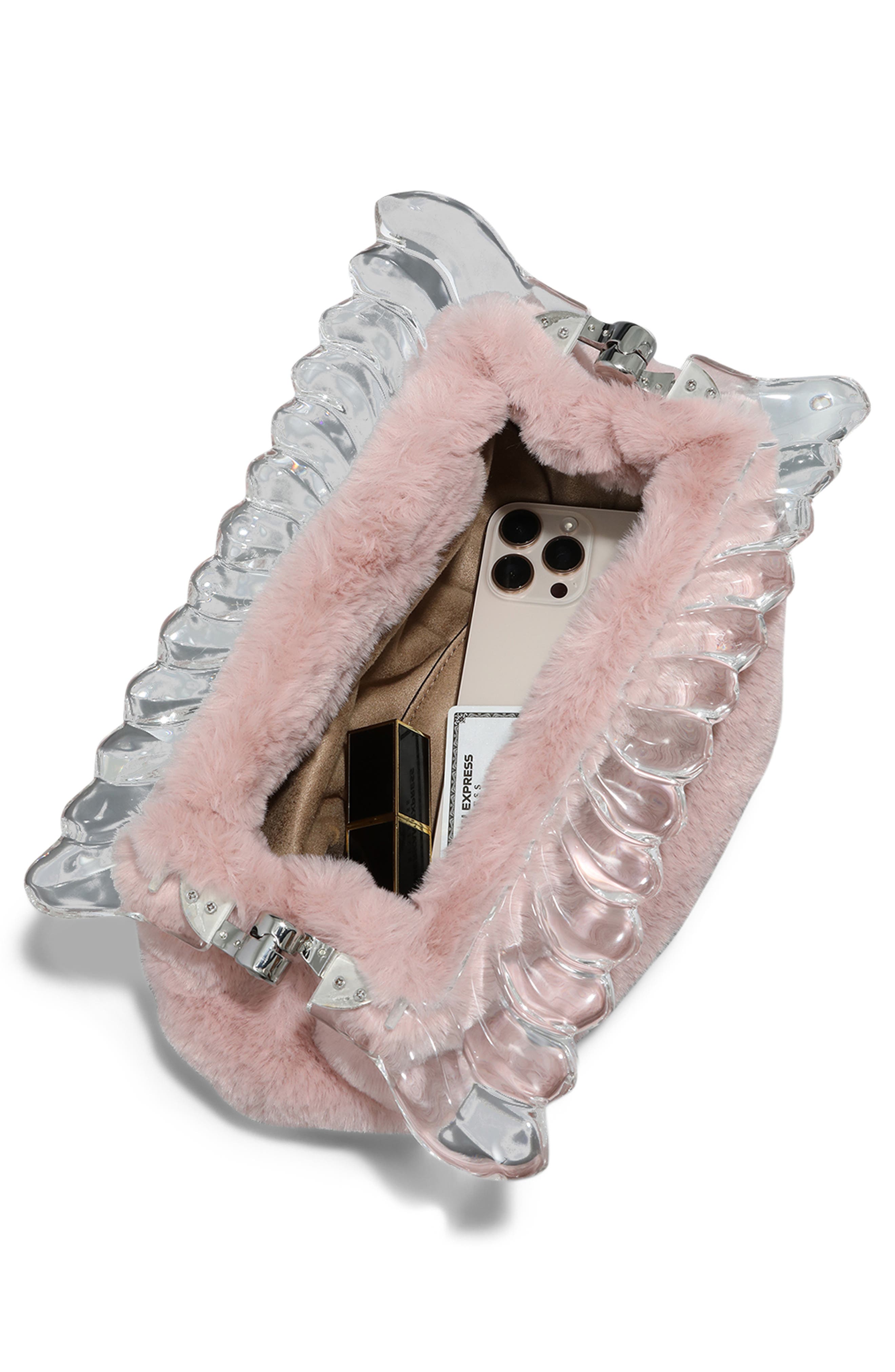Alexis Bittar The Pouf Clutch, Alternate, color, Dusty Pink